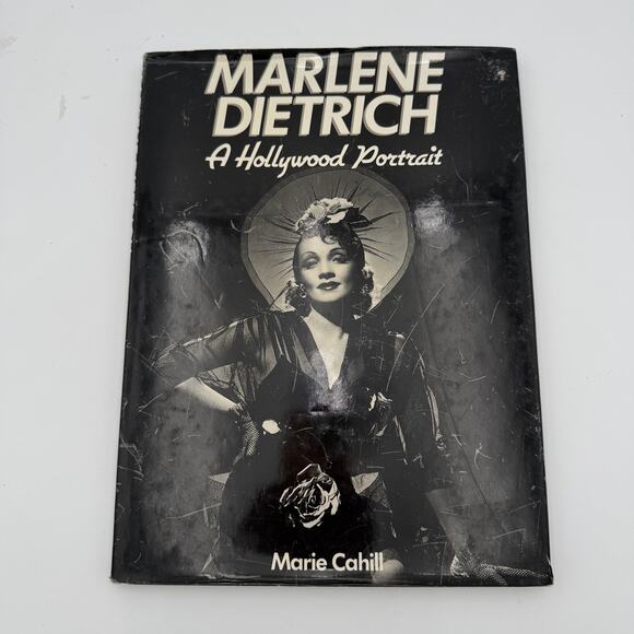 Vintage Marlene Dietrich A Hollywood Portrait Coffee Table Book - Picture 1 of 13
